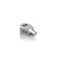 Accelerometer, PE, 1.1 pC/g, -67°F to +347°F, not isolated, adhesive mount, side connector, 1 gram