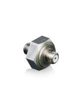 Accelerometer, PE, 2.8 pC/g, -67°F to +350°F, isolated, 10-32 integral stud, top connector, 4.9 grams