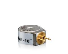 Accelerometer, IEPE, 10 mV/g, ±500 g, 4 Hz to 20 kHz, -67°F to +257°F, isolated, thru-hole mount, 2 solder pins on side , 1.8 grams
