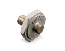 Accessories, 14mm hex isolated mounting base, 10-32 stud to M5 stud 