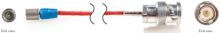 Low noise, coax, PTFE cable, 120-in, 10-32 plug to BNC Plug