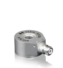 Accelerometer, PE, 10 pC/g, -67°F to +500°F, isolated, thru-hole mount, 10.5 grams