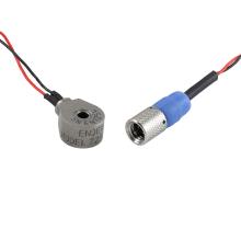 Accel, IEPE, 10 mV/g, ±500 g, 2 Hz to 30 kHz, -67°F to +257°F, isol, thru-hole mount, 2 solder pins to int cable , 1.9 gr less cable