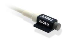 Accelerometer, PR, 2,000 g, damped, screw mount, 20 ft cable