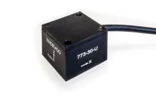 Accelerometer, VC, 200 g, triaxial, screw mount, 7 to 36V excitation, 10 ft cable