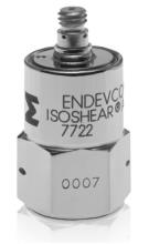 Cryogenic Accelerometer, PE, 3.7 pC/g,  -452°F to +350°F, not isolated, 10-32 mounting stud, top connector, 29 grams
