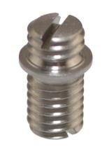 10-32 to 10-32 adapter stud, slotted both ends