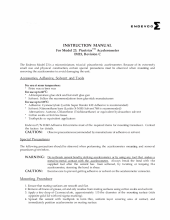 Instruction Manual Model 23