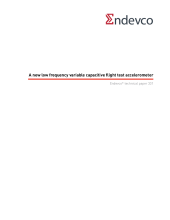 A new low frequency variable capacitive flight test accelerometer
